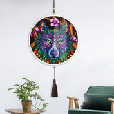 Children's Handmade Diy Circle Hanging Painting Diamond Painting